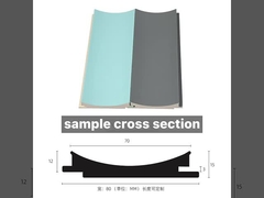 Fluted τοίχων WPC PanelHigh επιτροπή τοίχων ποιοτικού εσωτερική Wpc ξύλινη