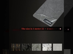 Εσωτερικές επιφάνειες Βαμβούλο Φυτικές ίνες Ενσωματωμένο φινέρισμα ξύλου Υψηλής λάμψης Μαρμάριος Βαμβούλο Γαιάνθρακας τοίχος