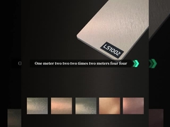 Ενσωματωτική διακόσμηση Νέο υλικό μπαμπού ξύλινο κάρβουνο φινίρισμα ξύλου Μεταλλική πλακέτα κρυστάλλων άνθρακα