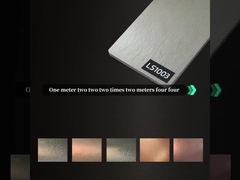 Εργοστάσιο απευθείας πώληση διακοσμητικά υλικά μη βαμμένα μεταλλικά μπαμπού ξύλο κάρβουνο πλακάκια φινίρισμα