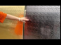 Αδιάβροχα εσωτερικά διακοσμητικά μωσαϊκά μπαμπού άνθρακα ξύλινα πλακάκια