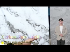 Εύκολη εγκατάσταση Μπαμπού Καύλα Διακοσμητικά Πίνακες Τείχους υψηλής ποιότητας μαρμάρινο φύλλο