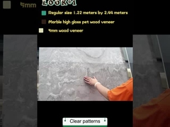 Υψηλής ποιότητας Περιβαλλοντικά φιλικά τοίχοι τοίχοι εσωτερικό PET μαρμάρινο τοίχο