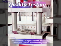 Δοκιμή ποιότητας προϊόντων φινίρισμα ξύλου από μπαμπού