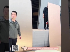 Υψηλής ποιότητας πυρόστακτο μπαμπού ξύλινο κάρβουνο ξύλινο φινέρισμα εσωτερικό ευέλικτο τοίχωμα μπαμπού