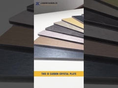 Κρύσταλλο άνθρακα πλάκα 3D εκτυπωμένο με μοτίβο τοίχος φόντου