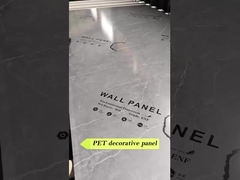 Ελαφριά πλακάκια μαρμάριου PVC τοίχο Εύκολη εγκατάσταση και DIY projects