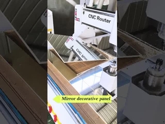 Περιβαλλοντικά φιλικό εσωτερικό Μπαμπού Άνθρακα καθρέφτης Πίνακες τοίχου PVC καθρέφτης Φανίρισμα ξύλου