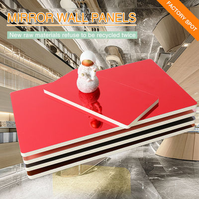Environmentally Friendly Waterproof Mirror Bamboo Charcoal Wall Panel Anti Moth