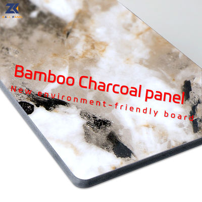 Soundproof Moisture Proof PVC PET Marble Bamboo Charcoal Board