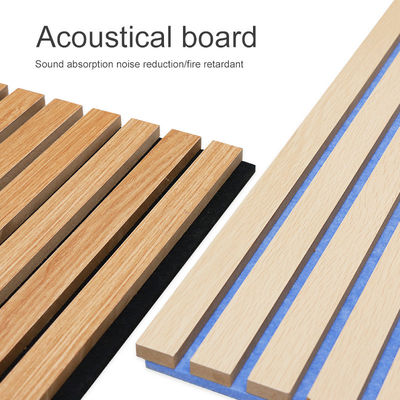 WPC Fluted Wall Panel Wall Acoustic Grille Wood Slats Anti Scratch