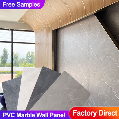 PVC Marble Wall Panel Factory Direct Sales Bamboo Wood Fiber TV Background Wall