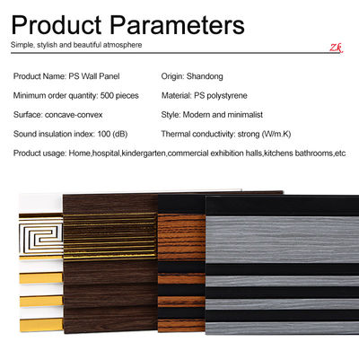 Wholesale PS Wall Panel Home Decoration Grille Board Waterproof Bathroom Wall Panel