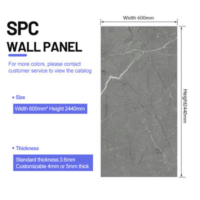 SPC Wall Panels Interior Home Decoration Plastic Panels For Bathroom And Shower