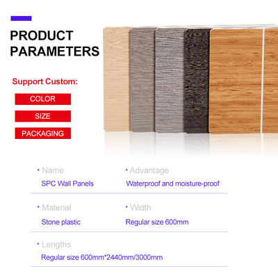 SPC Wall Panels Are Suitable For Wet Rooms Bathrooms PVC Plastic Waterproof Boards
