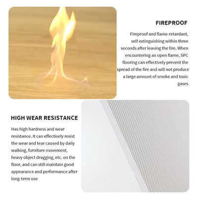 SPC Wall Panel 600*2440*4mm Waterproof And Flame Retardant Wood-Plastic Composite Eco-Friendly Seamless Splicing Interior Wall Board For Bathroom Home
