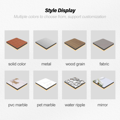 New Model Bamboo Charcoal Wood Veneer Waterproof And Moisture-proof Interior Decoration Board For Commercial Spaces