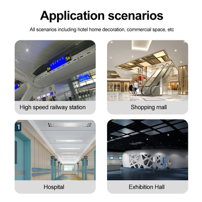 New Design 8mm Bamboo Charcoal Wood Veneer Metal Wall Panels Fire-resistant Interior Decoration Materials For Exhibition Halls