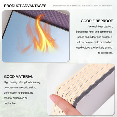 New Innovation Bamboo Charcoal Wood Veneer Fireproof And Flame Retardant Board Interior Decoration Board For Corridor Ceilings