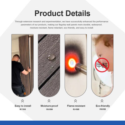 Wholesale WPC Materials Wall Cladding Exterior Wall Panels/Boards Interior Decoration Wall Cladding