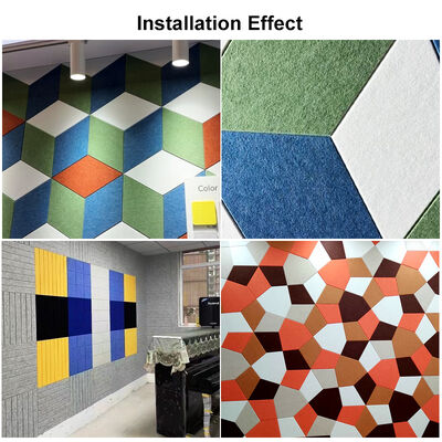 Factory-direct Polyester Fiber Acoustic Panels Soundproofing Fabric Board Suitable For Offices