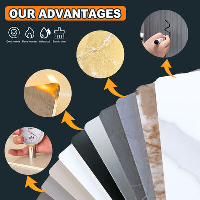 Wood Grain Wood Veneer Panel Interior Waterproof Wall Decor Seamless Wall Panels