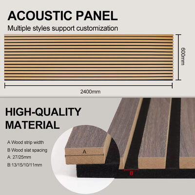 High Quality Acoustic Panel Natural Wood Slat for Conference Rooms and Lecture halls Sound Proofing Panels