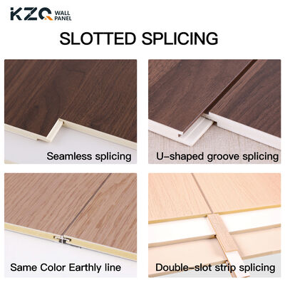 PVC Skin Feel Wall Panel Interior Decorative Design Wall Panels Bamboo Fiber Wall Panel