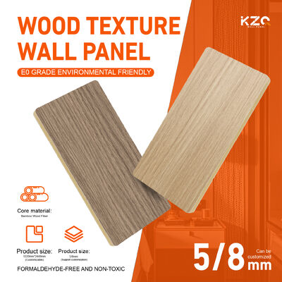 Interior Decorative Panels Bamboo Charcoal Wood Veneer For Wall Decoration