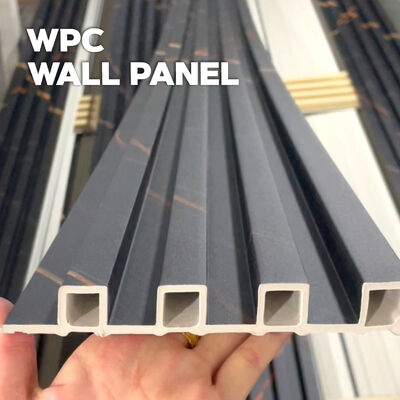 High Quality WPC Fluted WPC Wall Panel Waterproof Wood Wall Panelling for Home Decor