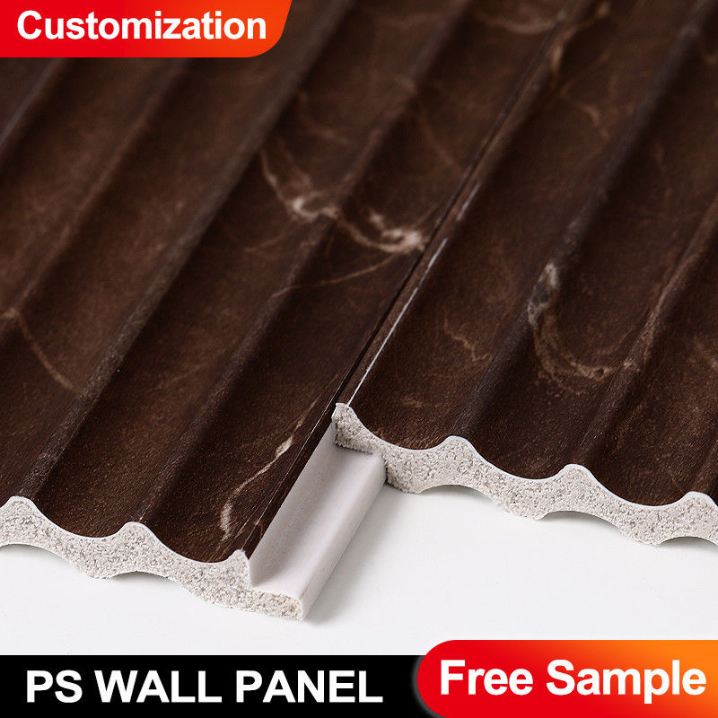 PS Wall Panel Waterproof Customized Interior Decoration For Bathroom