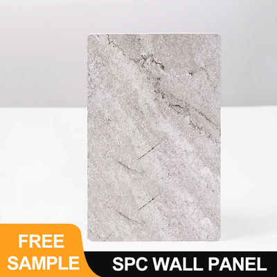 Πίνακα τοίχου SPC 600*2440*4mm Αδιάβροχο και ανθεκτικό στη φλόγα Πίνακα τοίχου WPC Πίνακα τοίχου PVC Μαρμάρινο φύλλο Φανίρισμα Εσωτερική διακοσμητική επιφάνεια για μπάνιο