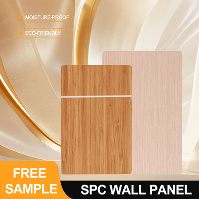 Πίνακας τοίχου SPC 600*2440*4mm Αδιάβροχο και ανθεκτικό στη φωτιά σύνθετο ξύλο-πλαστικό φιλικό προς το περιβάλλον
